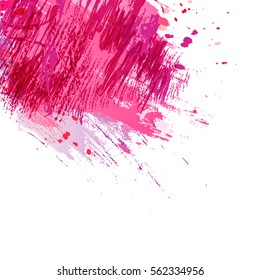 Vector pink abstract background. Colorful artistic pink backdrop