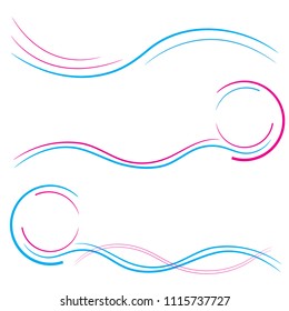 Vector pink abstract background pink waves, color line wave wedding and valentine day. abstract pink wave lines wave texture background web design abstract card abstract banners for business finance. 
