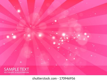 Vector pink abstract  blast  scene space - Vector flares template background design illustration 