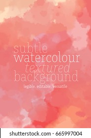 vector pink abstract textured background in A4 size for print and digital design as template for wedding invitation greeting card flyer brochure book cover fabric and textile design