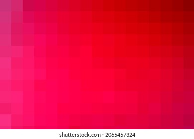 Vector pink background. Geometric texture of burgundy squares. Abstract pixel bordo backdrop, space for your design or text. Crimson background for branding, calendar, card, banner, cover, header