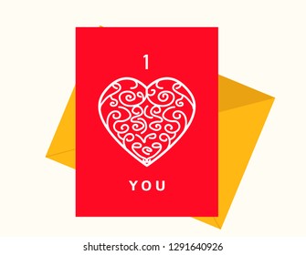 Vector pink background with hearts doodles arts. Greeting card invitation, Valentines Day in sketch hand drawn style. - Vector
