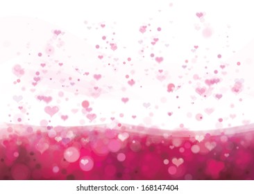 Vector pink background with hearts for Valentine's day design. - Powered by Shutterstock - Get 15% off with code: PIKWIZARD15