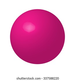 Vector Pink Ball