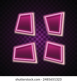 Vector de diseño de Anuncio rosa. Abstractas Anuncio.