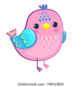 Vector Pink Bird