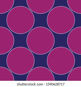 Vector pink & blue polka dot background  seamless pattern design illustration for birthday fabric party event decoration gift wrap scrapbook project print fabric wallpaper textile 	invitation fashion 