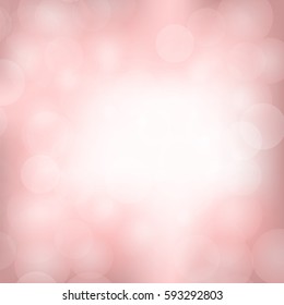 Vector Pink Blurred Light Background. Abstract Flare Pattern.