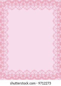 Vector pink certificate background, vector