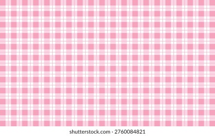 Vector Pink Checkered Pattern Background