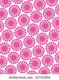 Vector Pink Circle Burst Pattern 