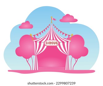 Diseño plano carpa circo