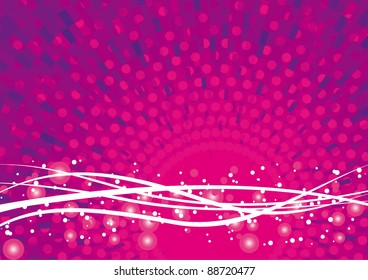 Vector pink fashion background