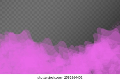 Vector pink fog, smoke on transparent background
Vector fog image on transparent background
