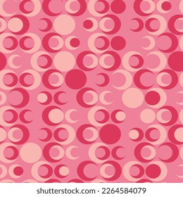 Vector pink geometric abstract seamless pattern background. Perfect for fabric, scrapbooking and wallpaper projects. Great for paper packaging, textile and many more. Surface pattern design
