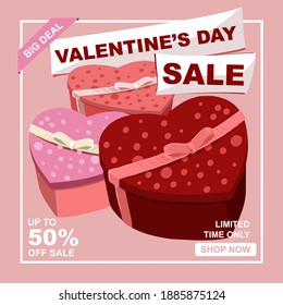 vector of pink gift book for celebrates valentines day sale