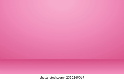 Vector pink gradient seamless studio backdrop background