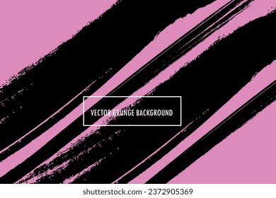 vector pink grunge splash dark background, paint splashes, paint lines, grunge splash vector background
