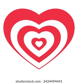 vector pink heart icon symbol