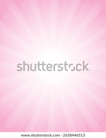 Vector Pink Light Sunburst Background