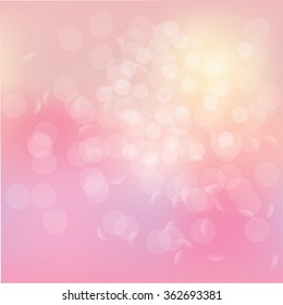 Vector pink lights background.