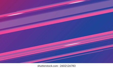 Vector Pink Lined Abstract Blue Background for Presentation or Advertisement Backdrop