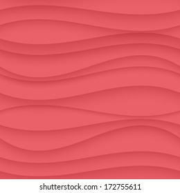 Vector Pink pastel seamless Wavy background texture.