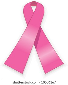 vector pink ribbon campaign