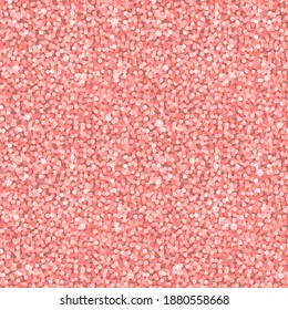 Vector pink sequins seamless pattern. Abstract repeating background. Glitter texture. Shimmering print for designs, holiday decor, postcards, weddings.