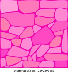 Vector of pink shapes for fashion doll background