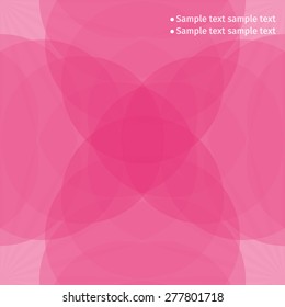 Vector pink soft pastels abstract background