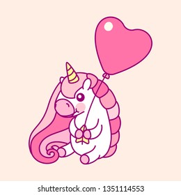 vector pink unicorn room art