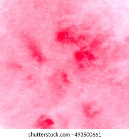 Vector pink watercolor background