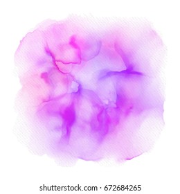 Vector pink  watercolor texture background