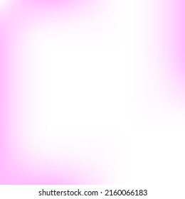 Vector Pink Watercolor Vibrant Empty Blurry Background. Trendy Soft Barbie Liquid Smooth Surface. White Light Color Digital Pastel Gradient Backdrop. Smooth Fashion Minimal Bright Gradient Mesh.