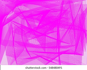 Vector Pink wave abstract background curving arc lines