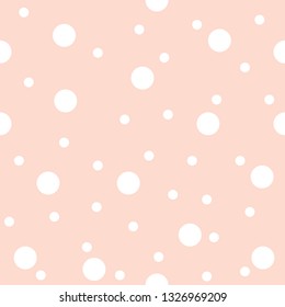 Vector Pink and white seamless pattern, texture, background can be used for fabric and paper or scrap booking. Cute retro Endless sweet romantic wallpaper, pattern fill, web page, surface textures.