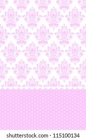 Vector Pink And White Wallpaper