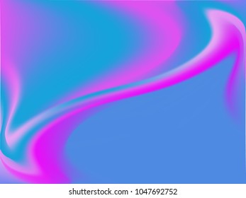 Vector pink-blue holographic background. Style 80s - 90s. Colorful texture in pastel,  neon color. For your creative design cover, screensavers, banners, book, printing, gift card, fashion, phone.