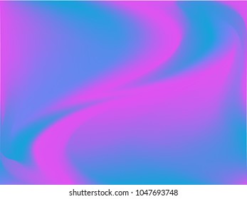 Vector pink-blue holographic background. Style 80s - 90s. Colorful texture in pastel,  neon color. For your creative design cover, screensavers, banners, book, printing, gift card, fashion, phone.