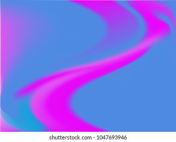 Vector pink-blue holographic background. Style 80s - 90s. Colorful texture in pastel,  neon color. For your creative design cover, screensavers, banners, book, printing, gift card, fashion, phone.