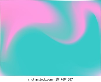 Vector pink-blue holographic background. Style 80s - 90s. Colorful texture in pastel,  neon color. For your creative design cover, screensavers, banners, book, printing, gift card, fashion, phone.