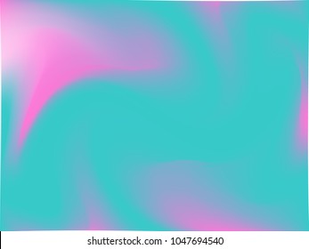 Vector pink-blue holographic background. Style 80s - 90s. Colorful texture in pastel,  neon color. For your creative design cover, screensavers, banners, book, printing, gift card, fashion, phone.