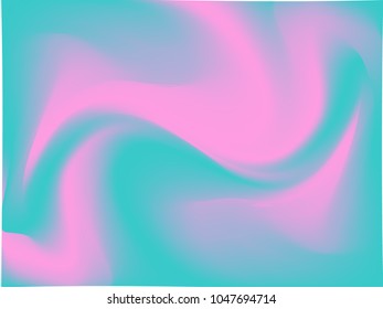 Vector pink-blue holographic background. Style 80s - 90s. Colorful texture in pastel,  neon color. For your creative design cover, screensavers, banners, book, printing, gift card, fashion, phone.