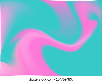 Vector pink-blue holographic background. Style 80s - 90s. Colorful texture in pastel,  neon color. For your creative design cover, screensavers, banners, book, printing, gift card, fashion, phone.