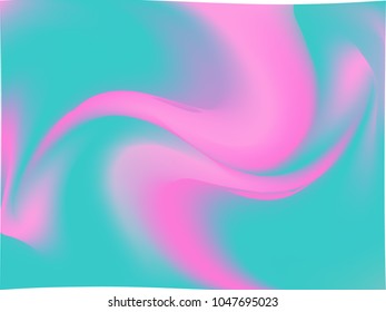 Vector pink-blue holographic background. Style 80s - 90s. Colorful texture in pastel,  neon color. For your creative design cover, screensavers, banners, book, printing, gift card, fashion, phone.