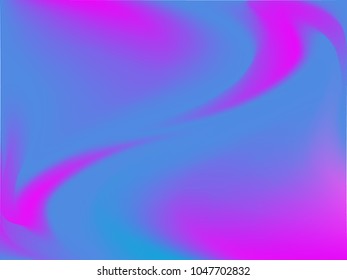 Vector pink-blue holographic background. Style 80s - 90s. Colorful texture in pastel,  neon color. For your creative design cover, screensavers, banners, book, printing, gift card, fashion, phone.