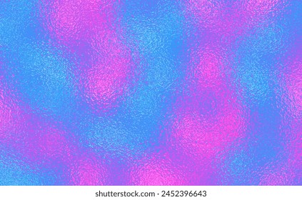 Vector pink-blue-purple foil texture background. Abstract gradient bright and shiny light reflection rough texture surface. Vector for background, backdrop, web, wallpaper, print and design artwork.