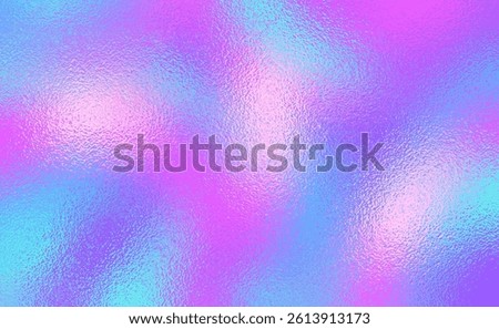 Vector pink-blue-purple foil texture background. Abstract gradient bright and shiny light reflection rough texture surface. Vector for background, backdrop, web, wallpaper, print and design artwork.