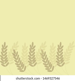 vector pinnate leave pattern background